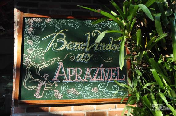 Almoço no restaurante Aprazível, em Santa Tereza, no Rio de Janeiro